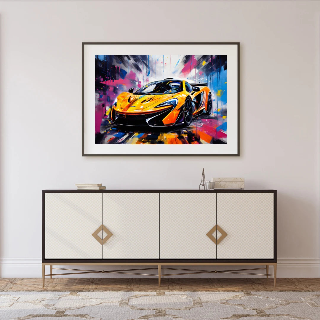 Plakat - MClaren streetkunst