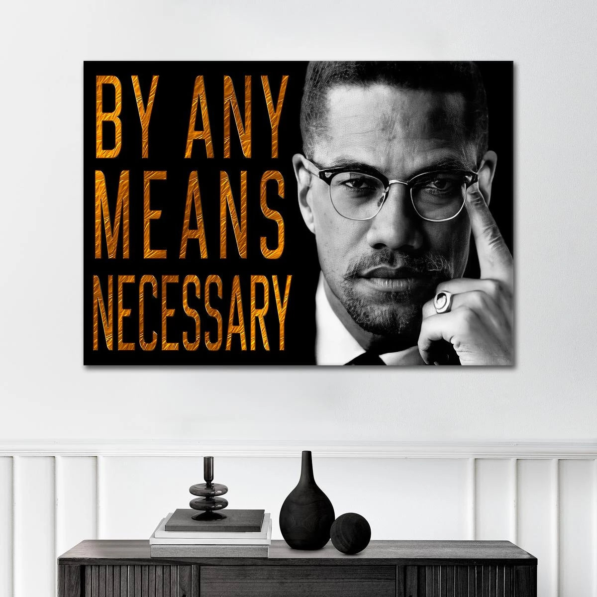 Plakat - Malcom X citat - admen.dk