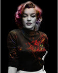 Plakat - Marilyn Monroe - 3D kunst - admen.dk