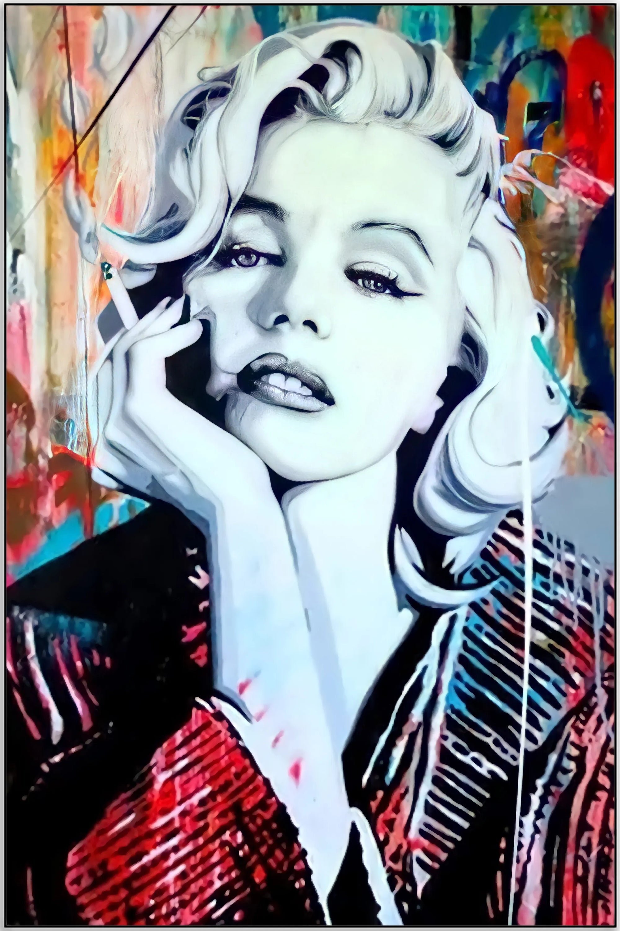 Plakat - Marilyn Monroe pop kunst - admen.dk