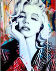 Plakat - Marilyn Monroe pop kunst - admen.dk