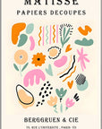 Plakat - Matisse - Blomster Berggruen & Cie kunst - admen.dk