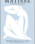 Plakat - Matisse - Berggruen & Cie light blue kunst - admen.dk