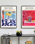 Plakat - Matisse - Blå vase med titel - admen.dk