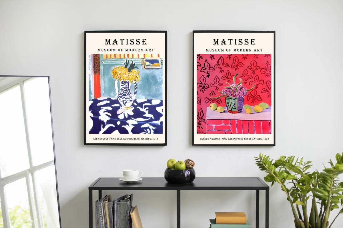 Plakat - Matisse - Still life with lemons med titel - admen.dk