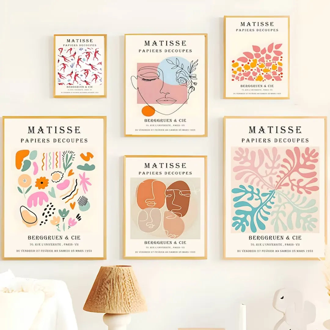 Plakat - Matisse - Papiers Decoupes i farver - admen.dk