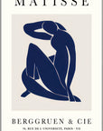 Plakat - Matisse - The blue lady 1958 kunst - admen.dk