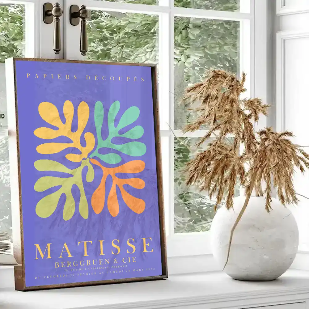 Plakat - Matisse - The purple papiers kunst - admen.dk