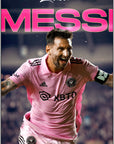 Plakat - Messi Inter Miami i jubel kunst - admen.dk