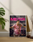 Plakat - Messi Inter Miami i jubel kunst - admen.dk