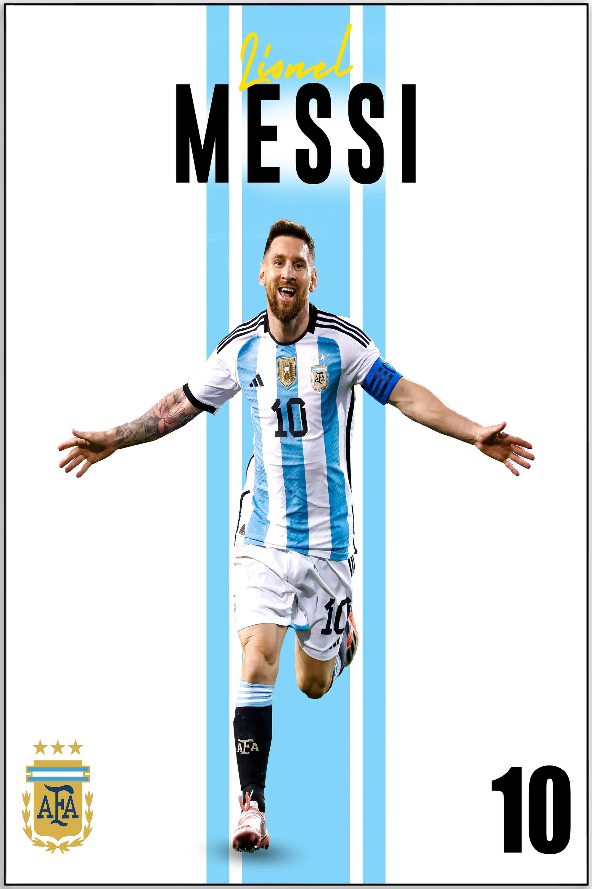 Plakat - Messi i godt humør - admen.dk