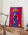 Plakat - Messi kysser støvlen - admen.dk