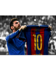 Plakat - Messi nummer 10 - admen.dk