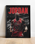 Plakat - Michael Jordan sejrkunst - admen.dk