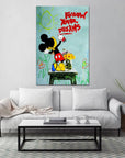 Plakat - Mickey follow your dreams - admen.dk