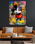 Plakat - Mickey Mouse graffiti kunst - admen.dk