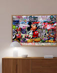 Plakat - Mickey in colors kunst - admen.dk