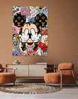 Plakat - Mickey love hate kunst - admen.dk