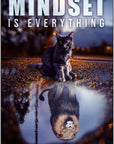 Plakat - Mindset is everything citat - admen.dk