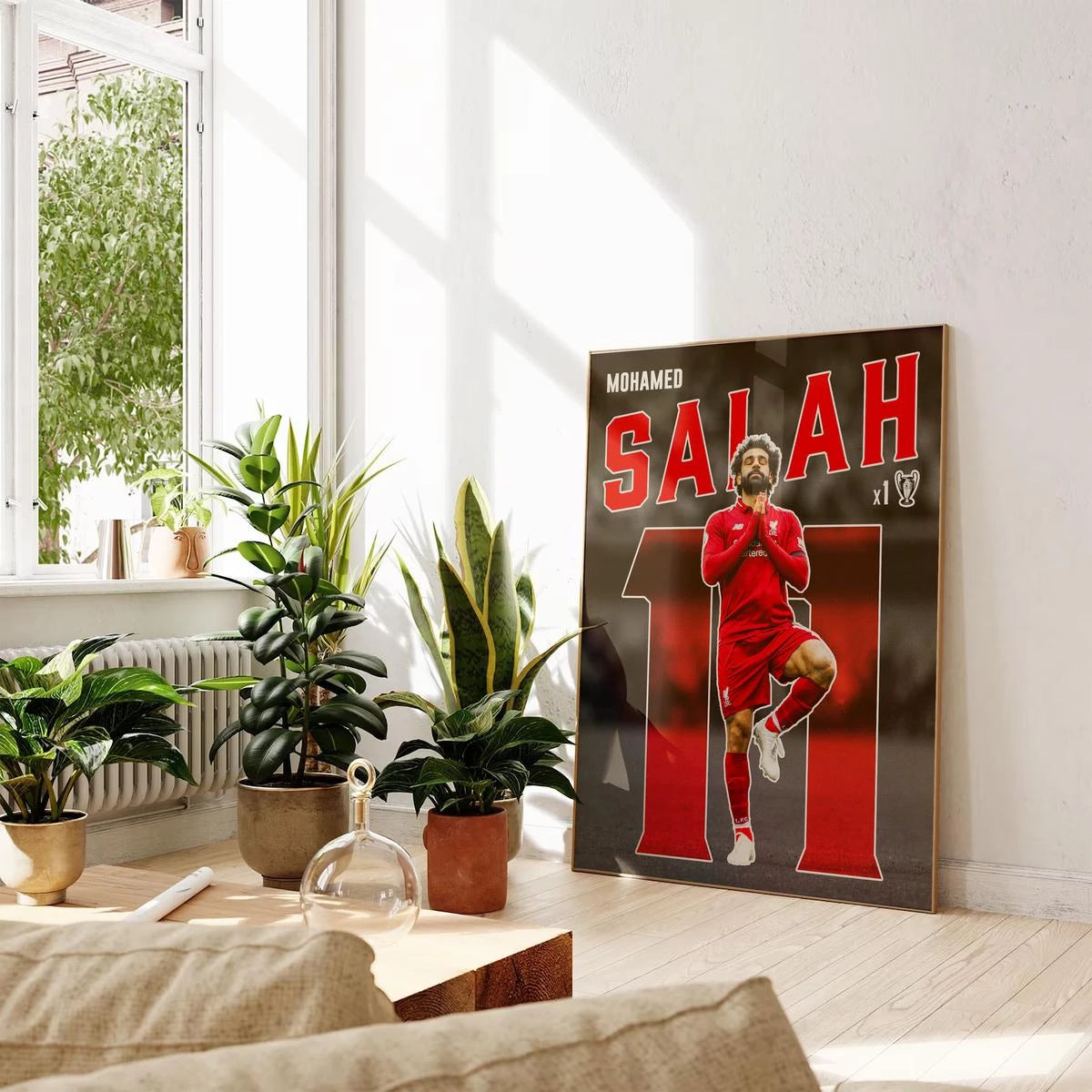 Plakat - Mohamed Salah kunst - admen.dk