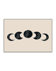 Plakat - Moon phases kunst - admen.dk