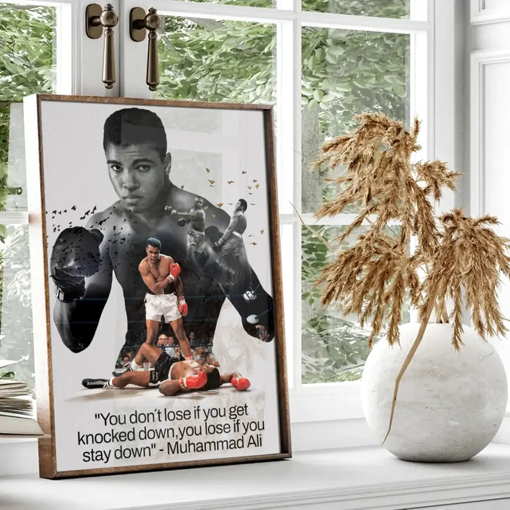 Plakat - Muhammad Ali citat - admen.dk