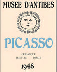 Plakat - Picasso - Musee Dantibes blue kunst - admen.dk