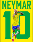 Plakat - Neymar 10 - admen.dk