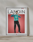 Plakat - Niklas Landin grafisk look