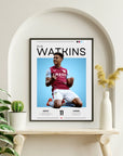 Plakat - Ollie Watkins grafisk look