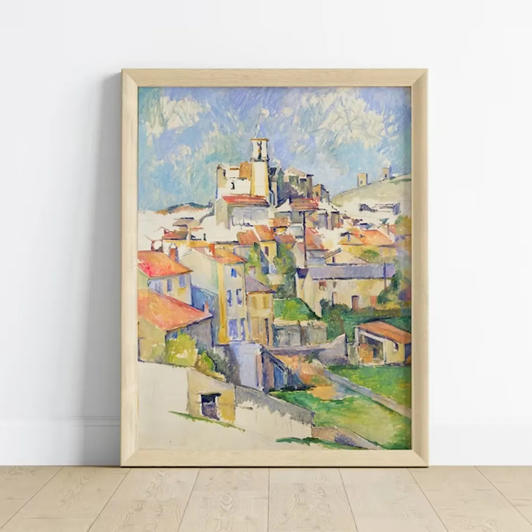 Plakat - Paul Cezanne - Vintage landscape kunst - admen.dk