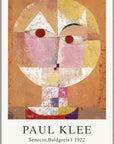 Plakat - Paul Klee - Senecio Baldgreis kunst - admen.dk