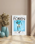 Plakat - Phil Foden grafisk look