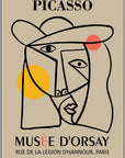 Plakat - Picasso - Brun Rue De La kunst - admen.dk