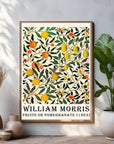 Plakat - William Morris - Pomegranate kunst - admen.dk