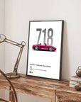 Plakat - Porsche 718 Boxster style edition kunst