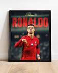 Plakat - Cristiano Ronaldo kunst - admen.dk