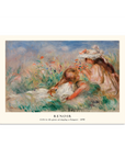 Plakat - Renoir - Girls in the grass kunst - admen.dk