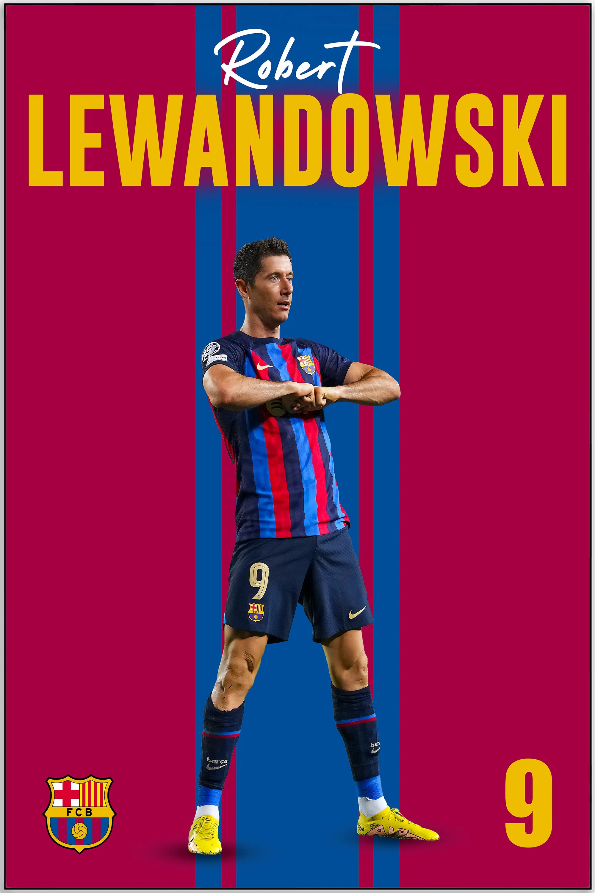 Plakat - Robert Lewandowski - admen.dk