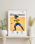 Poster - Ronaldinho in action