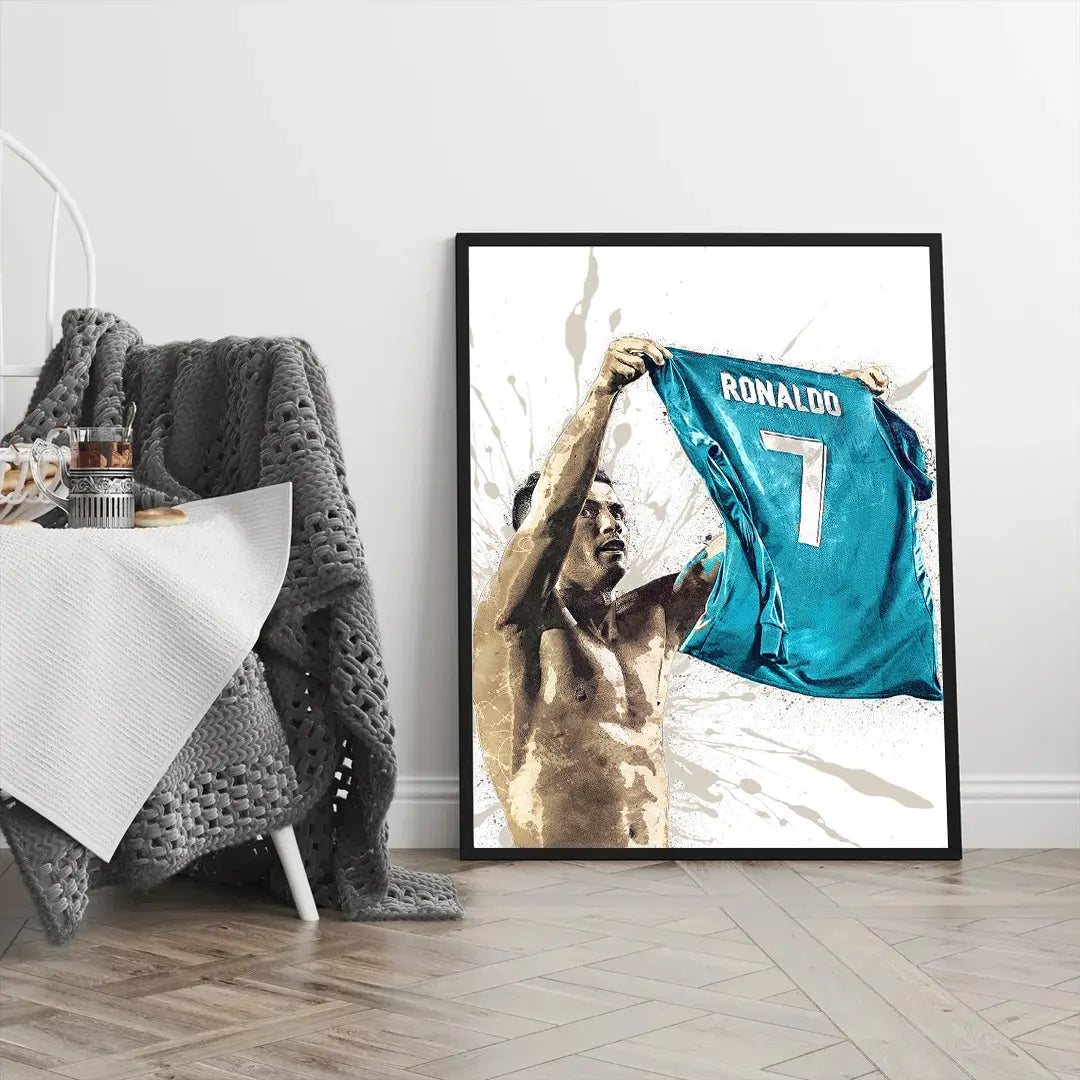 Plakat - Ronaldo Real Madrid sejr kunst - admen.dk