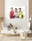 Plakat - Ronaldo, Messi og Neymar kunst