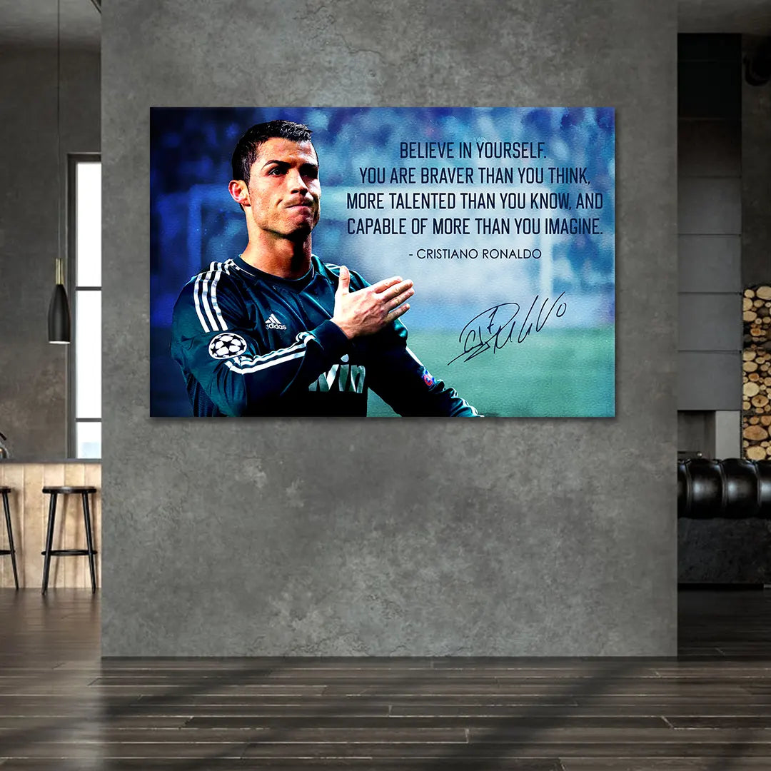 Plakat - Ronaldo citat - admen.dk