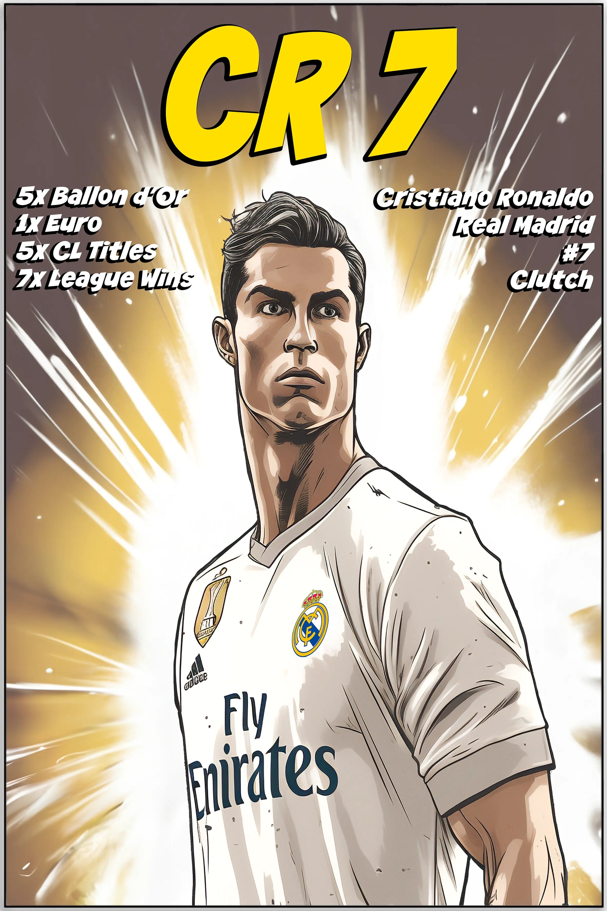 Plakat - Ronaldo clutch - admen.dk