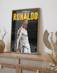 Plakat - Ronaldo i brøl kunst - admen.dk