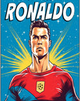 Plakat - Ronaldo superhelt - admen.dk