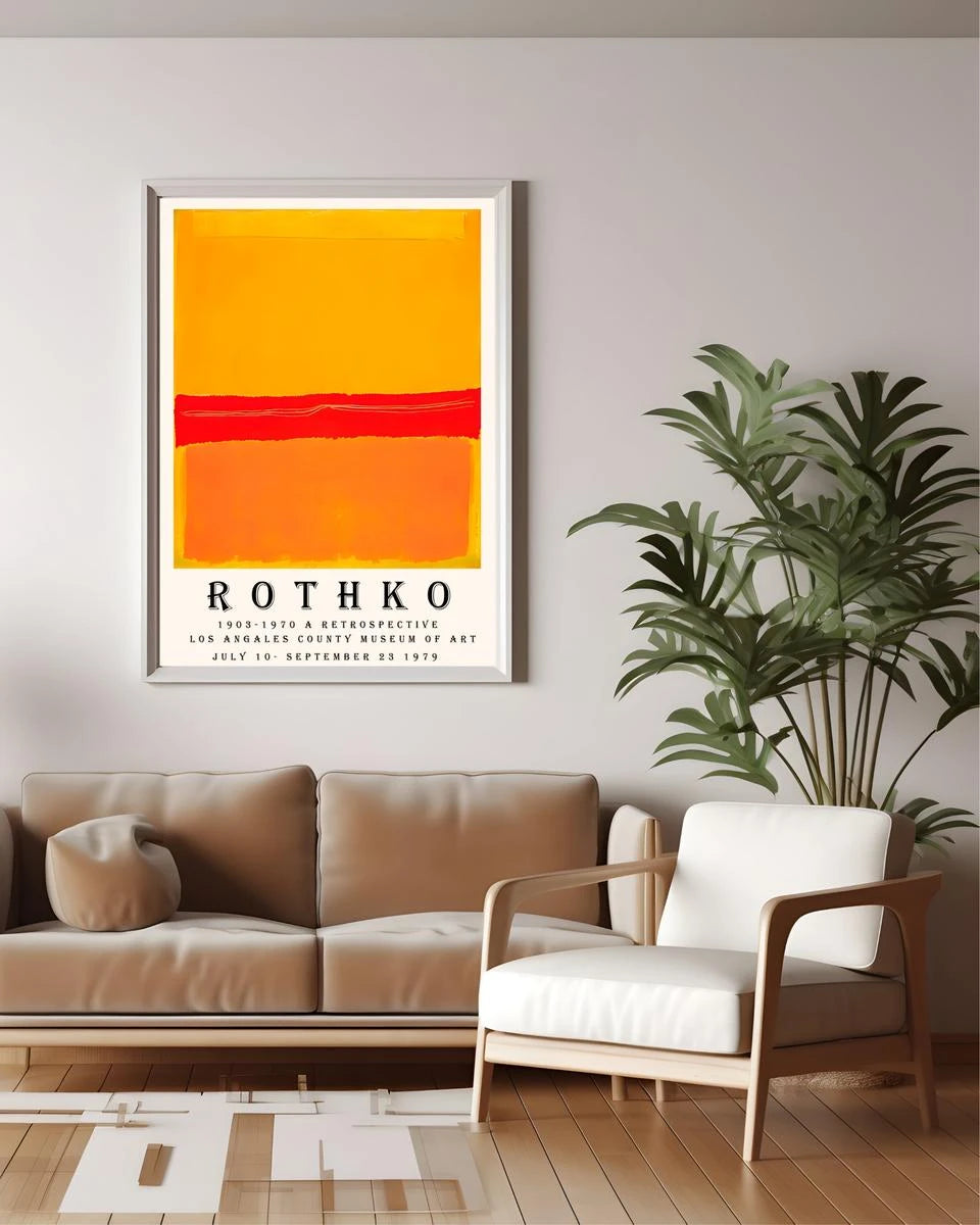 Plakat - Rothko Los Angales kunst - admen.dk