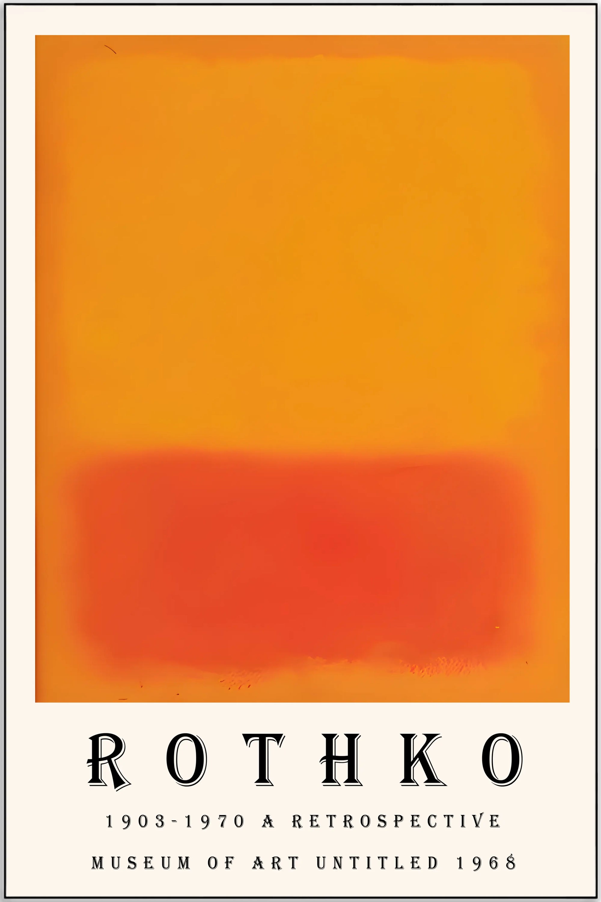 Plakat - Rothko Untitled kunst - admen.dk