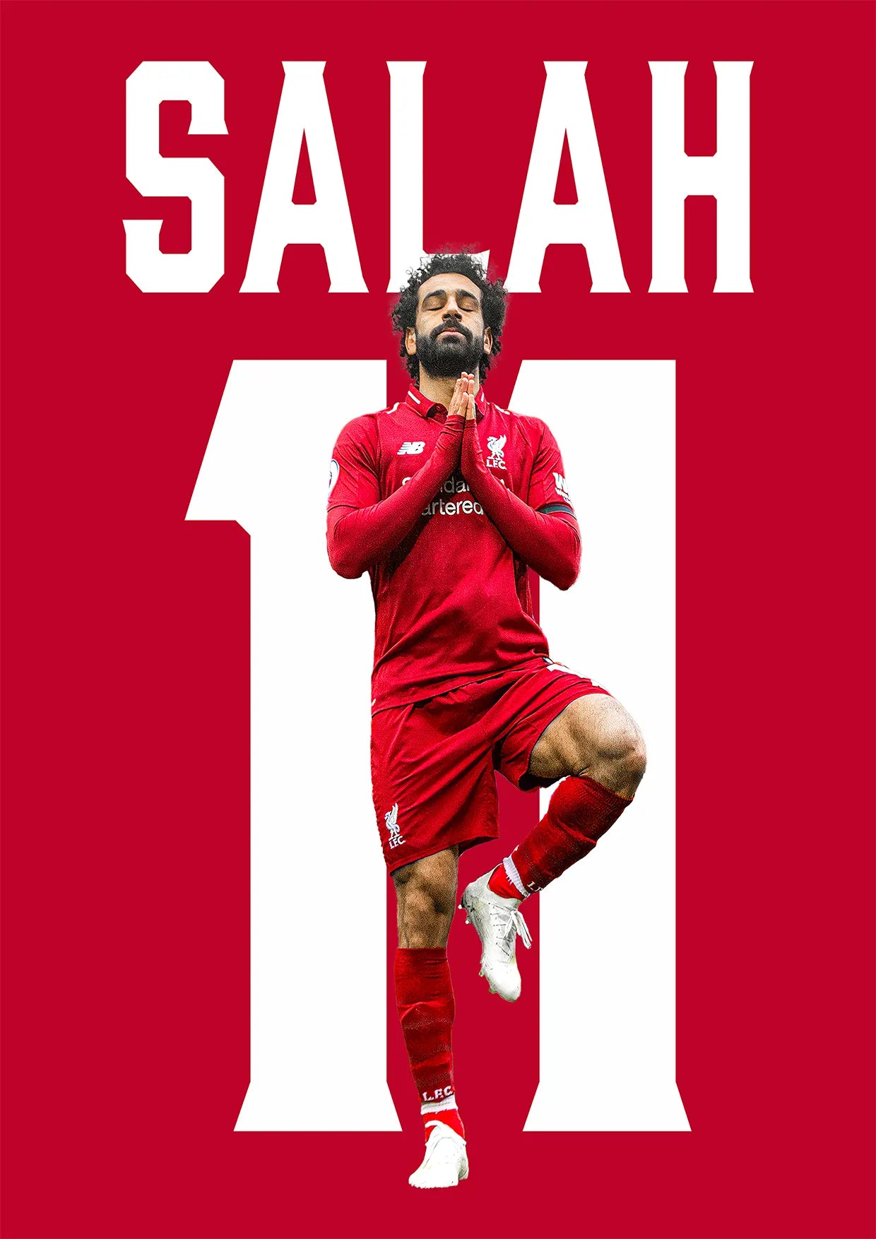 Plakat - Mohamed Salah i stilhed - admen.dk