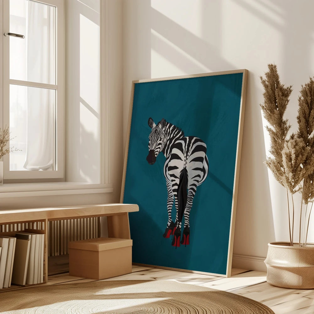 Plakat - Sarah Manovski - Zebra heels